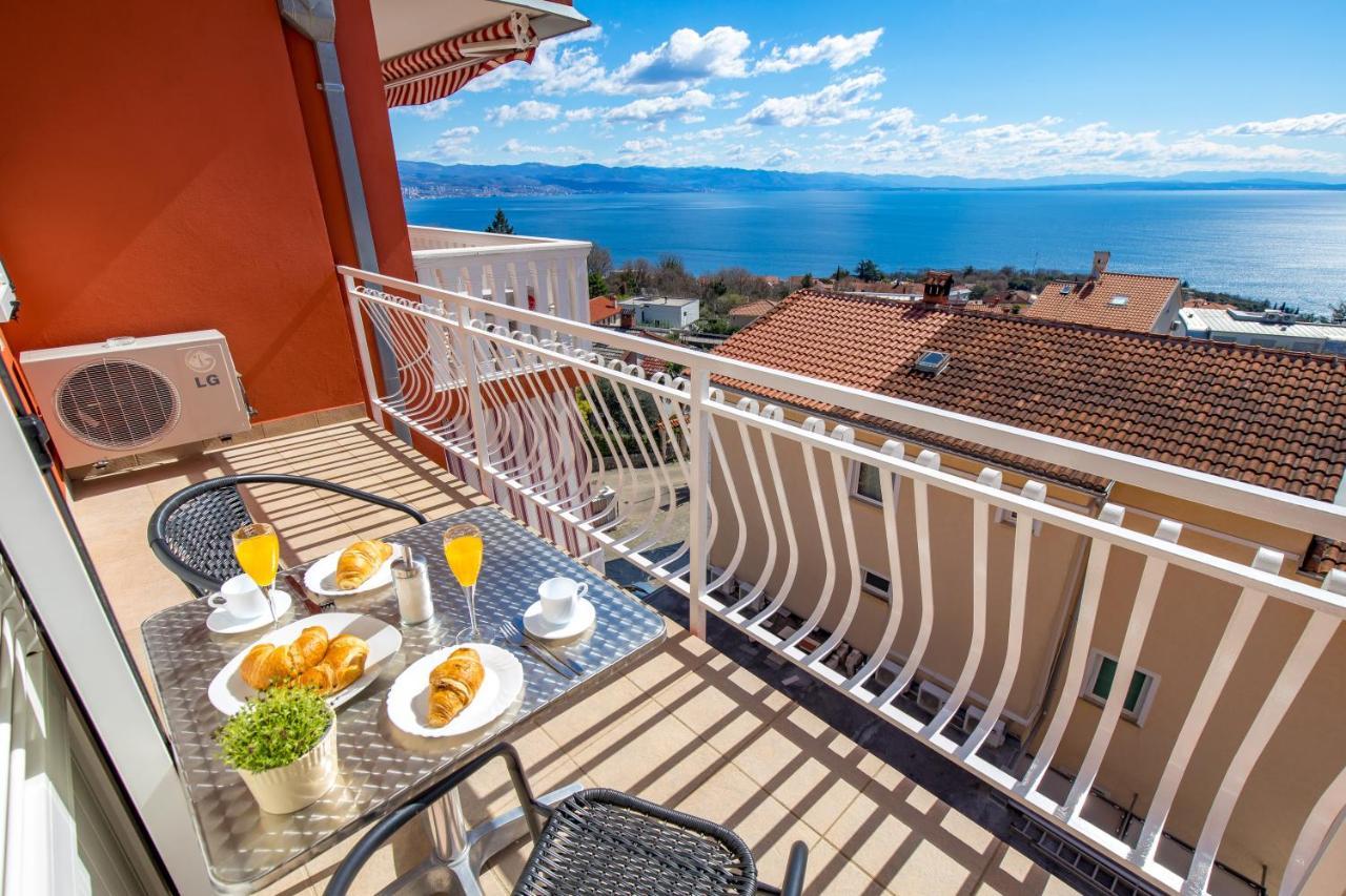 Barbara, Sea View With Terrace Near Opatija Apartment *